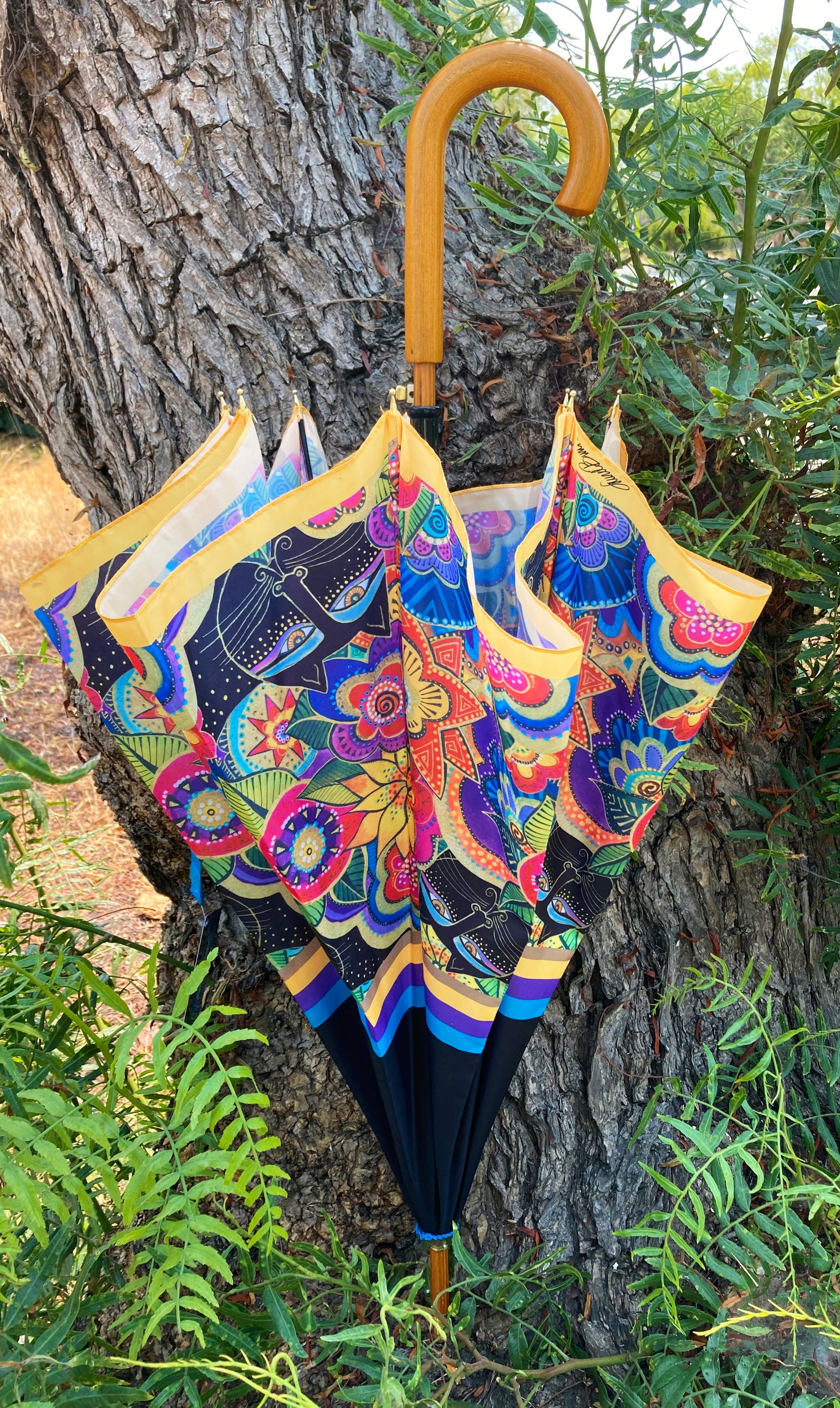 Paraguas Carlotta's Cats | Colección Laurel Burch