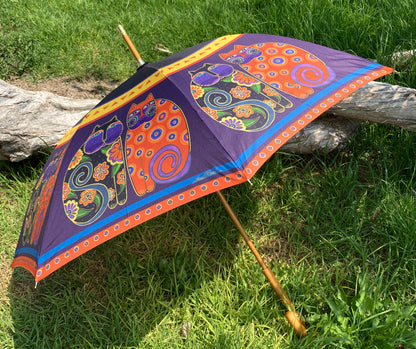 Feline Family Portrait Umbrella | Laurel Burch Cats Collection