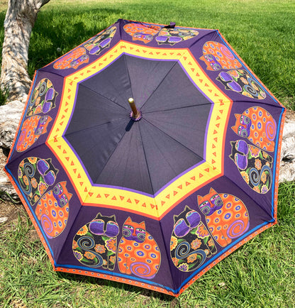 Feline Family Portrait Umbrella | Laurel Burch Cats Collection