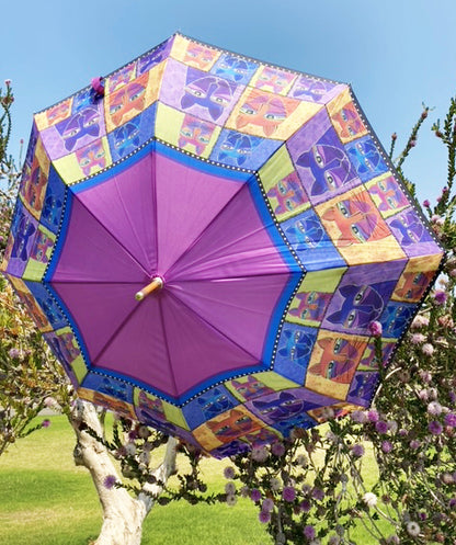 Whiskered Cats Umbrella | Laurel Burch Collection