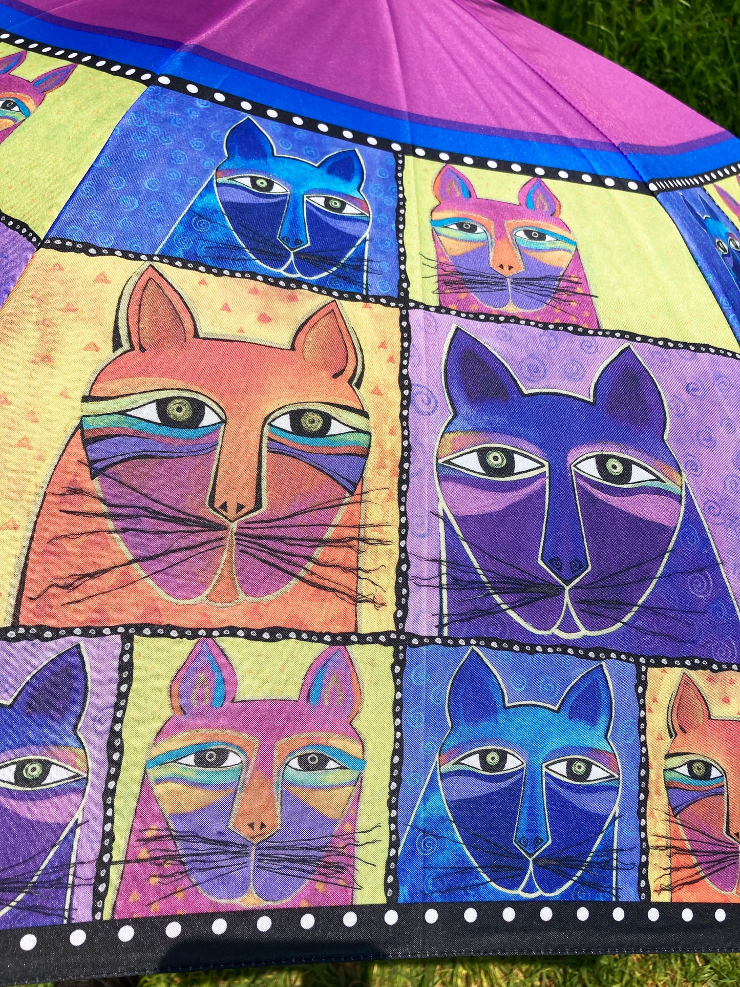Paraguas Bigotes | Colección Laurel Burch