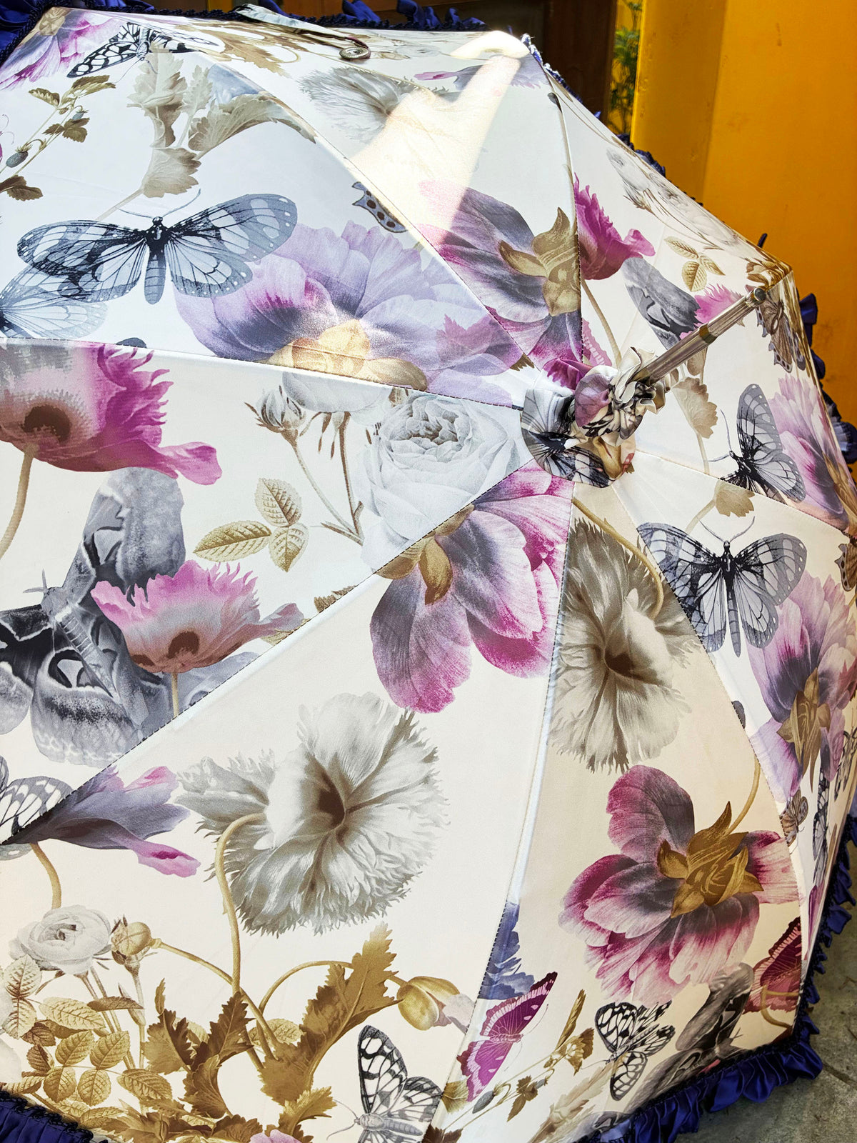 Fiorenza Butterflies Umbrella | Pasotti Collection | Free Shipping