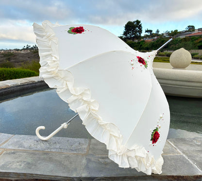 Clara Vintage Rose Romance and Pearls  | Made-to-Order | 100% waterproof