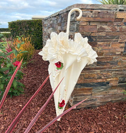 Clara Vintage Rose Romance and Pearls  | Made-to-Order | 100% waterproof