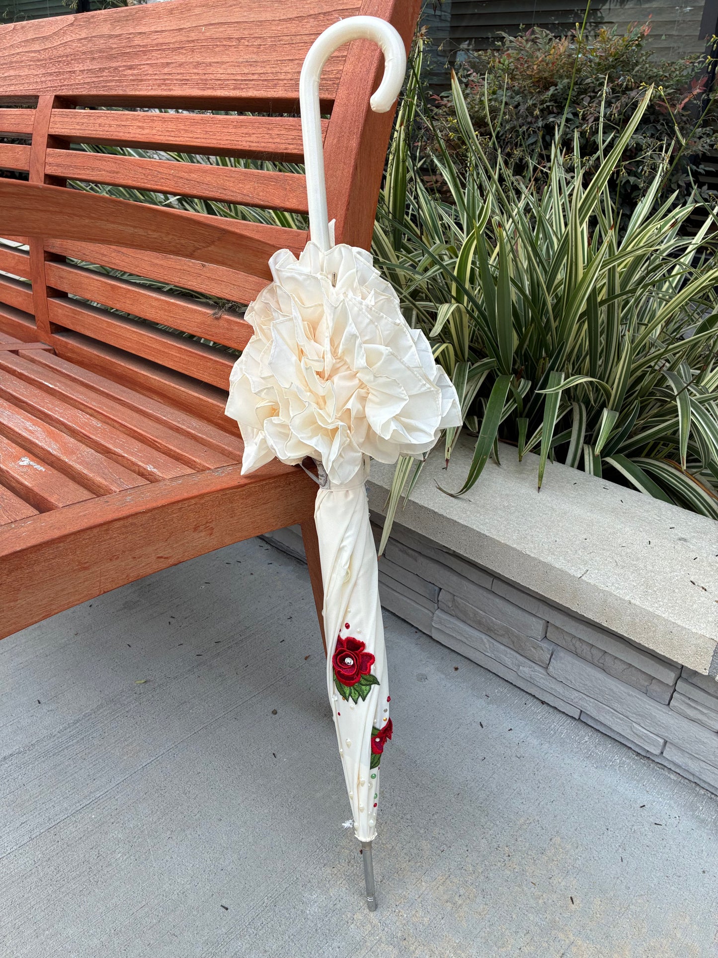 Clara Vintage Rose Romance and Pearls  | Made-to-Order | 100% waterproof