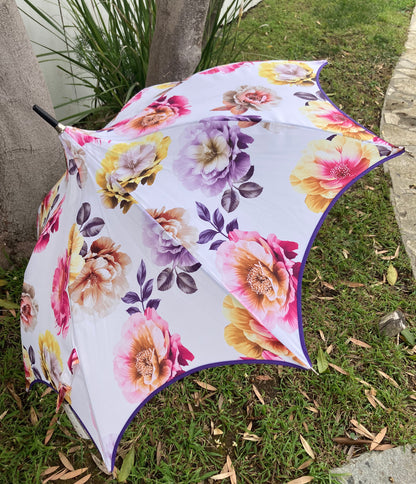 Charm Flowers by Guy de Jean | Handmade Luxury French Umbrella by Guy de Jean | 40% Off