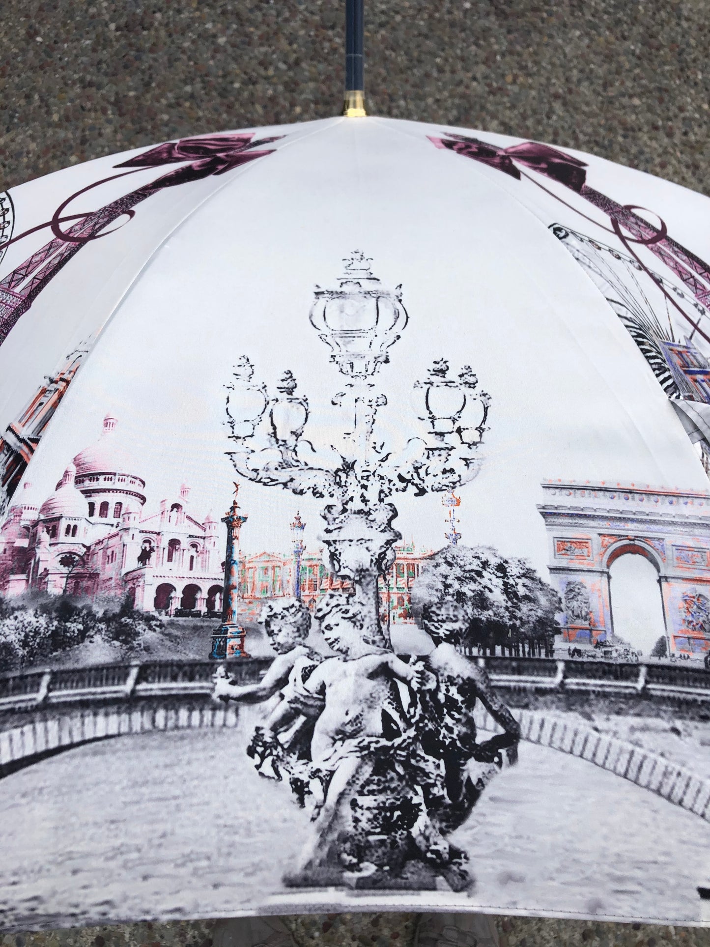 Paraguas grande Torre Eiffel | Fabricado en Francia | Colección Guy de Jean | Envío gratuito