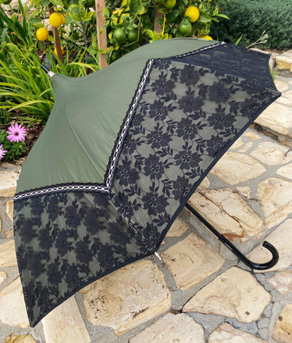Promenade Olive Green and Black Lace | Anti UV Chantal Thomass | Free Shipping