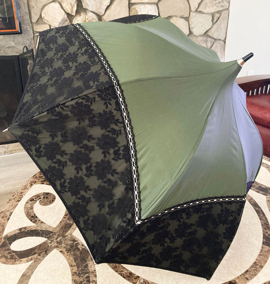 Promenade Olive Green and Black Lace | Anti UV Chantal Thomass | Free Shipping