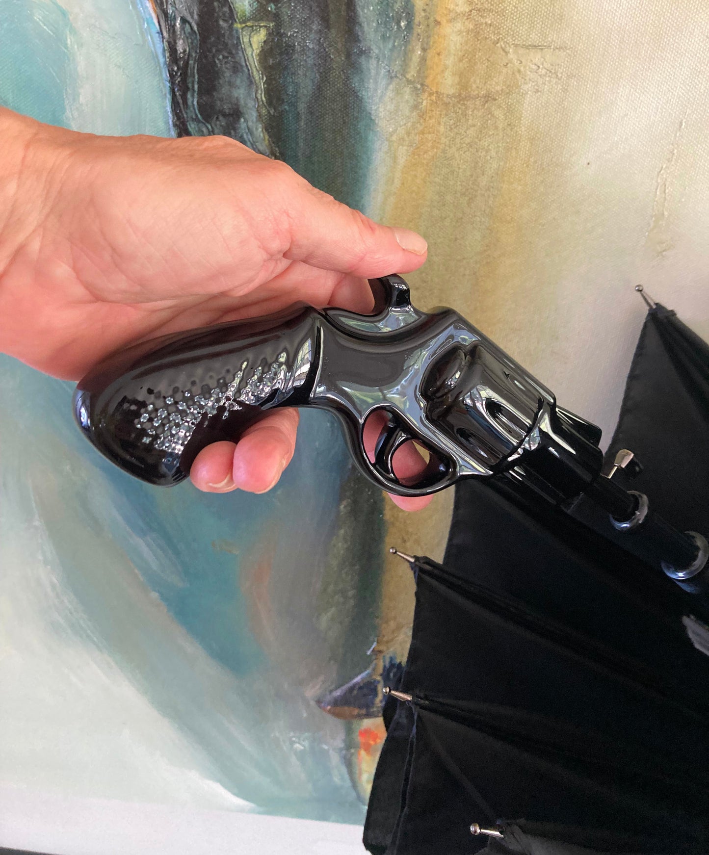 Paraguas Revolver de Chantal Thomass | Protección UV FPS 50 | Fabricado en Francia | Envío gratuito