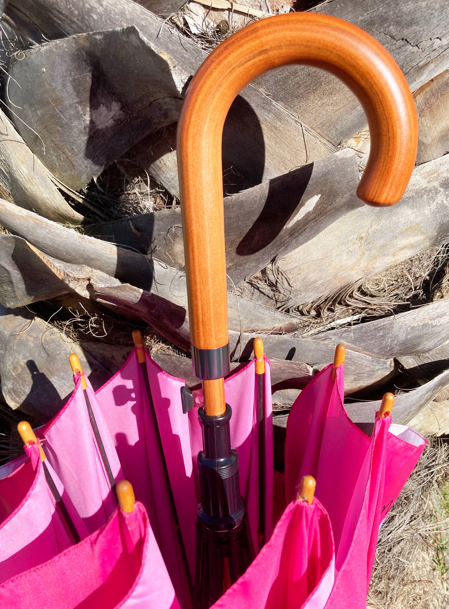 Ostrich Hot Pink Umbrella | Emily Smith Designs UK