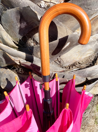 Ostrich Hot Pink Umbrella | Emily Smith Designs UK