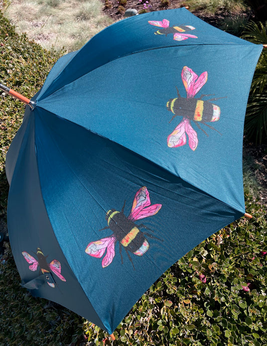 Bella Bumblebee Umbrella | Emily Smith design | Quick Dry Canopy