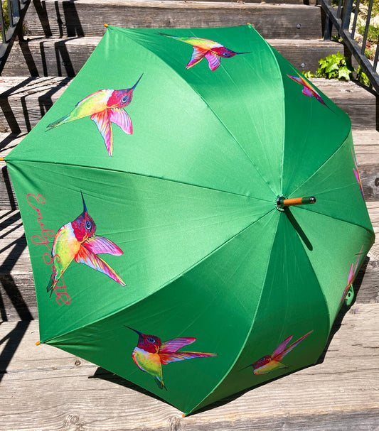 Hermoine Hummingbird Umbrella | Emily Smith Animal Collection