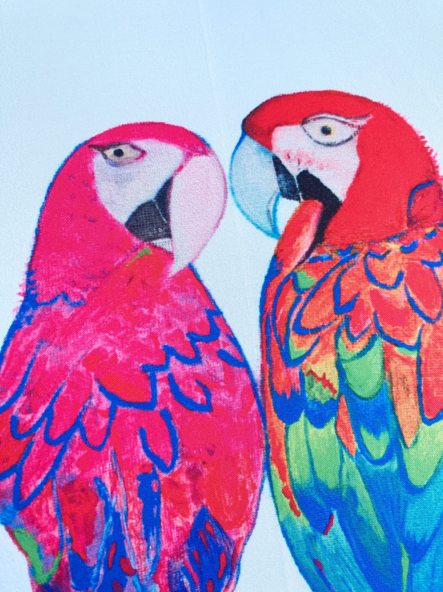 Percy and Penelope Umbrella | Macaw Designs by Emily Smith