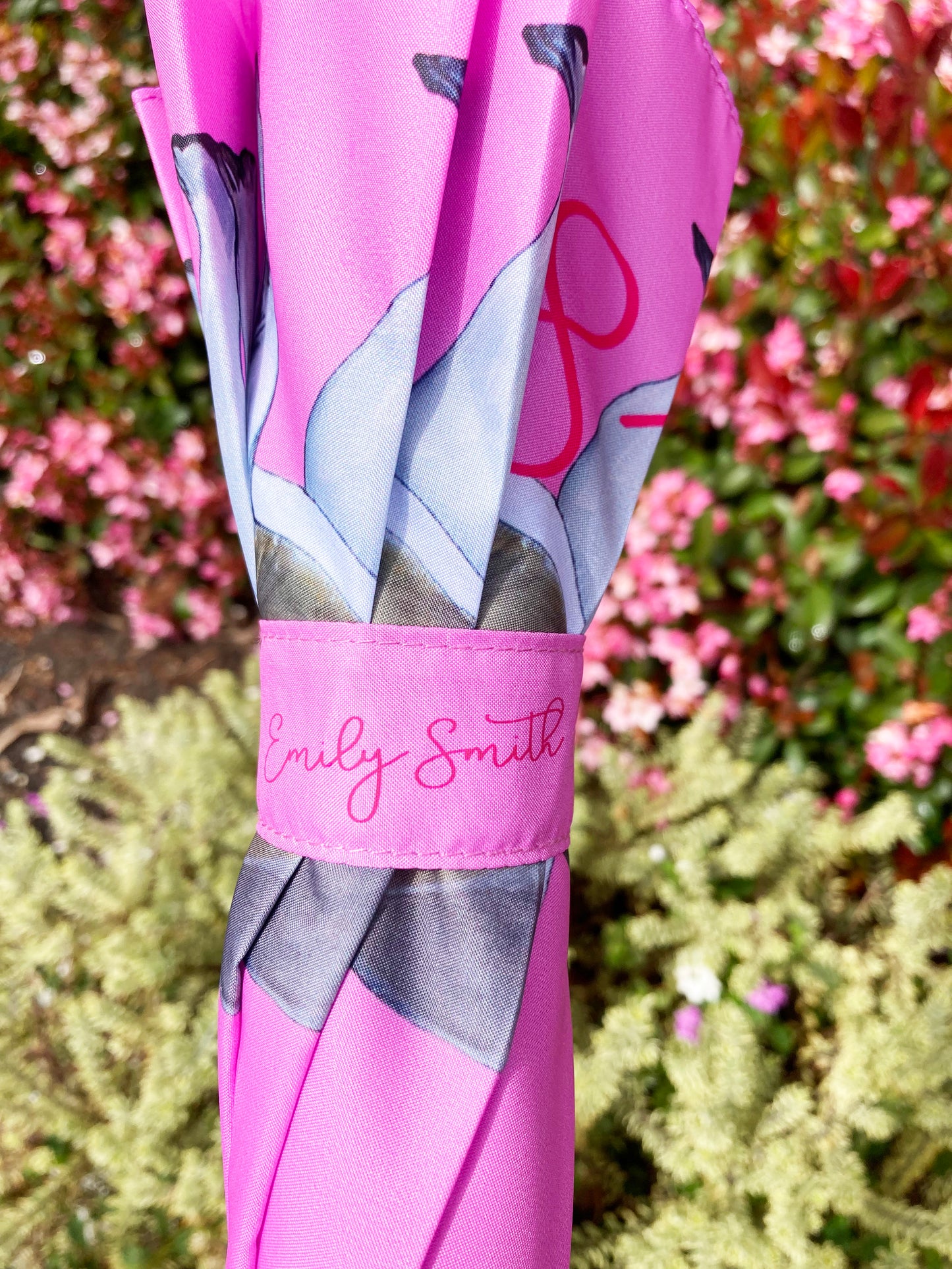 Livy The Lemur Pink Umbrella | Emily Smith Collection UK |