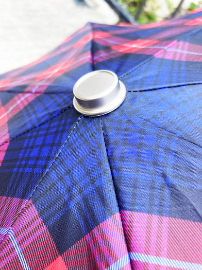 Paraguas compacto anti-UV con diseño de gatos escoceses rojos | Fabricado en Francia | Envío gratuito