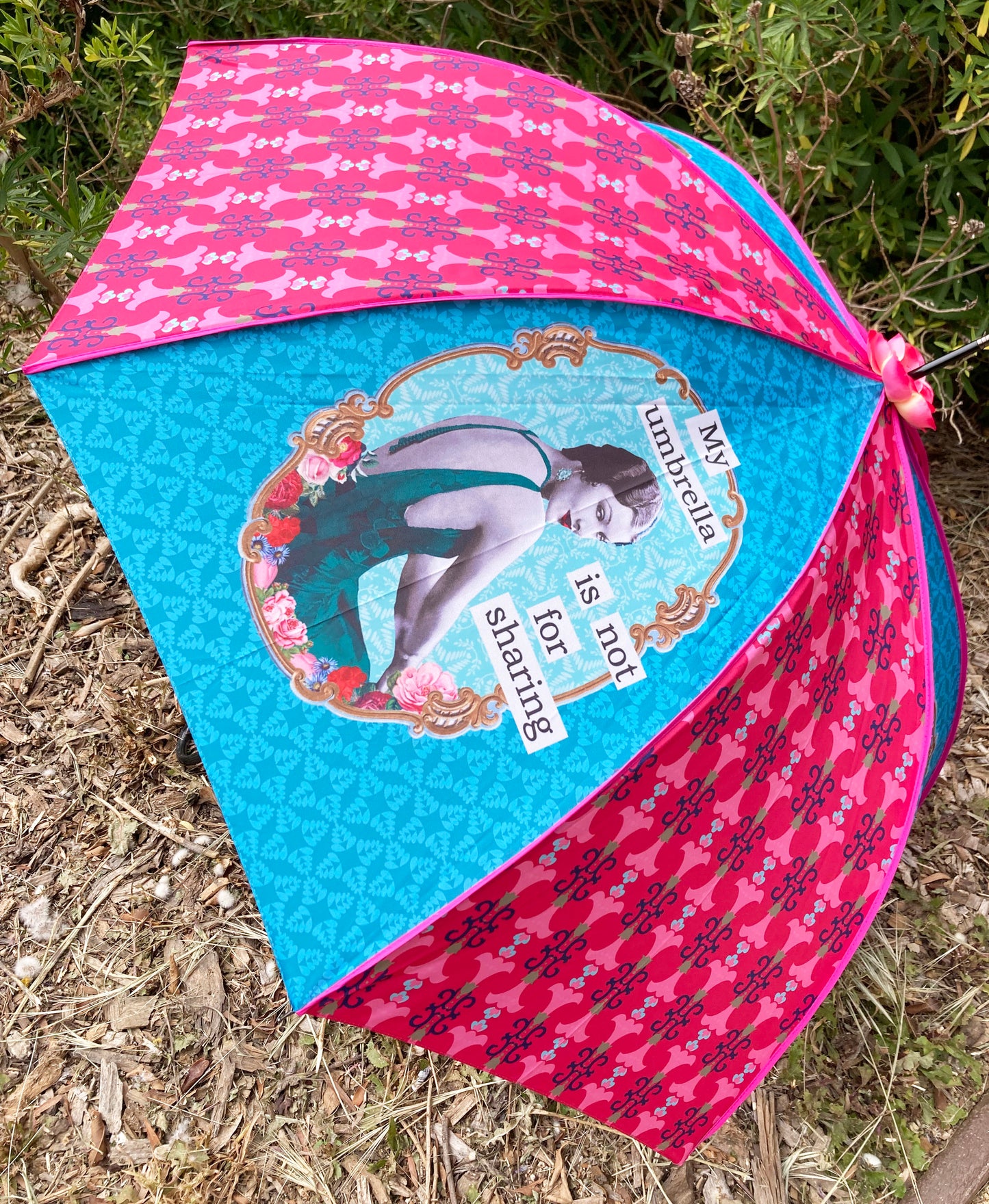 Colección de paraguas Darling Divas | Estilo vintage de los años 20 | "Divas Divas" | Semiautomático | Garantía de un año.