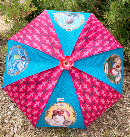 Darling Divas Umbrella Collection | 1920s Vintage Style | "Divas Divas" | Semi-Automatic | One Year Warranty.