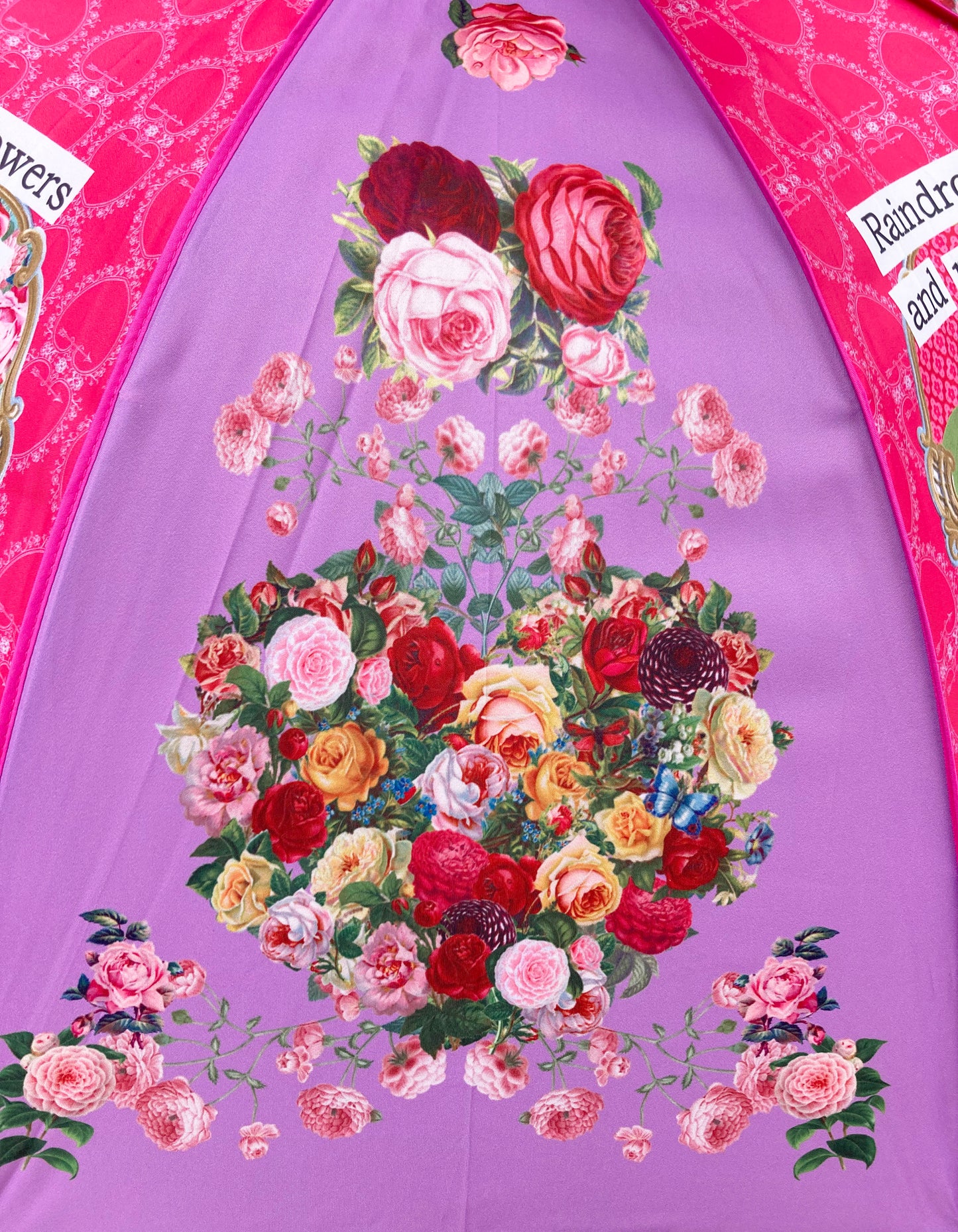 Colección de paraguas Darling Divas | Estilo vintage de los años 20 | "Gotas de lluvia y rosas..." | Semiautomático | Garantía de un año.