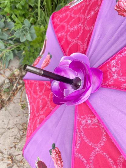 Darling Divas Umbrella Collection | 1920s Vintage Style | "Raindrops and roses..." | Semi-Automatic | One Year Warranty.