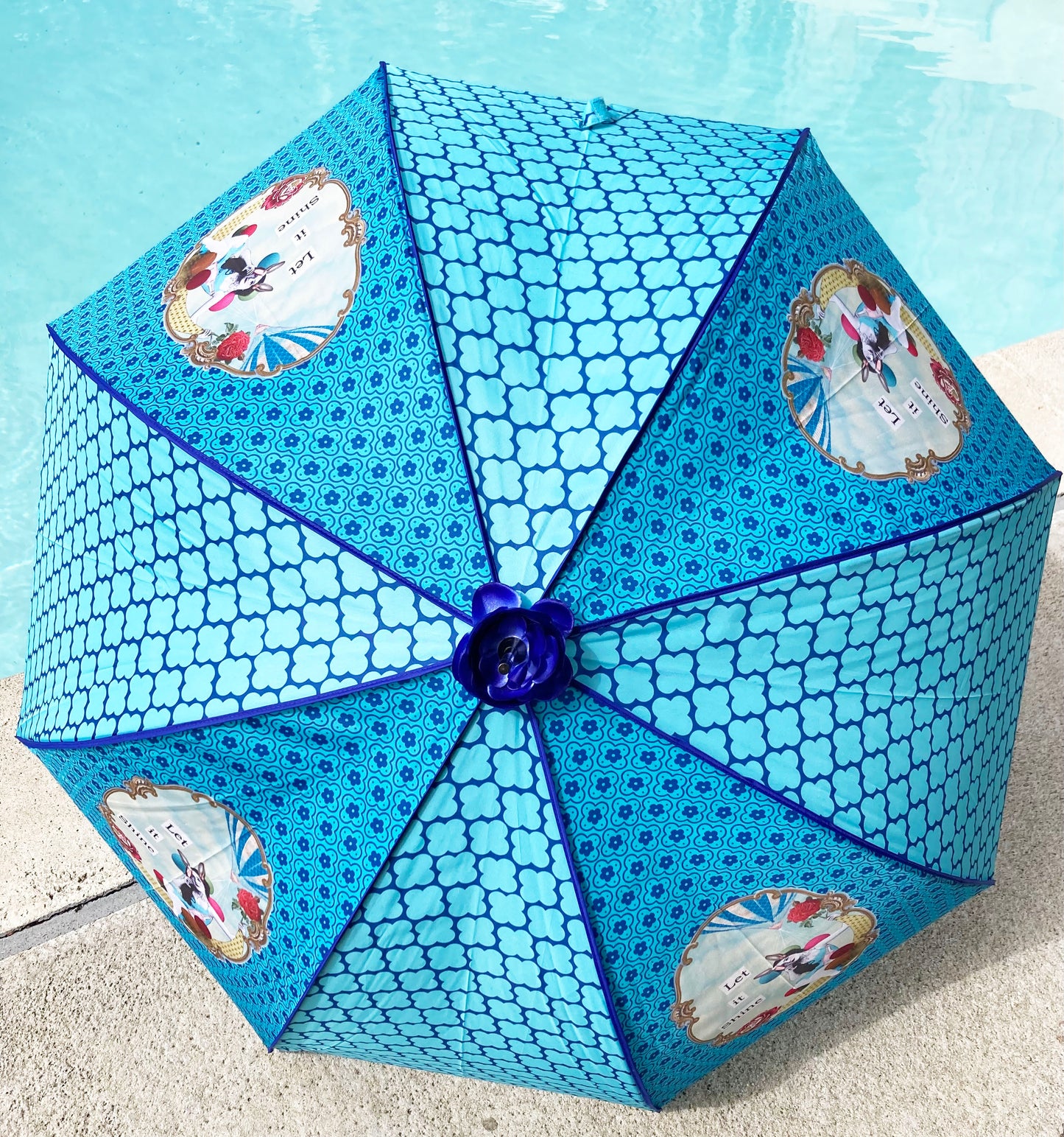 Colección de paraguas Darling Divas | Estilo vintage de los años 20 | "Let it Shine" | Semiautomático | Garantía de un año.