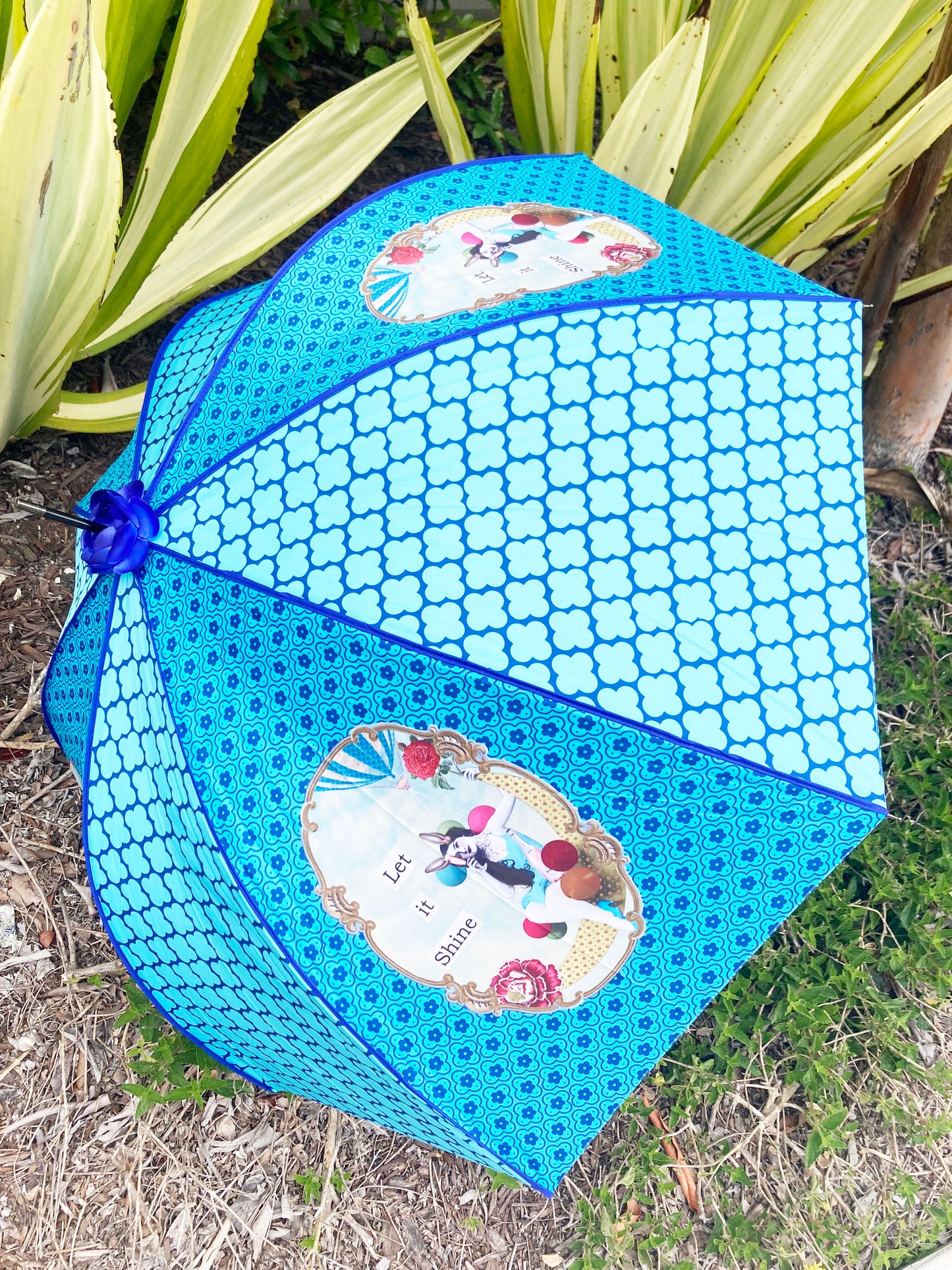 Colección de paraguas Darling Divas | Estilo vintage de los años 20 | "Let it Shine" | Semiautomático | Garantía de un año.