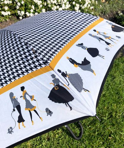 Demoiselles and Poodles Umbrella | Hand made in France | Free Shipping