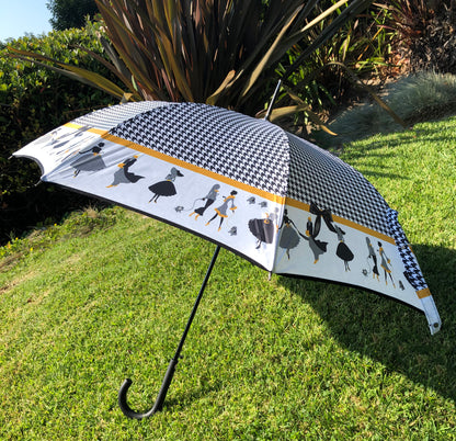 Demoiselles and Poodles Umbrella | Hand made in France | Free Shipping