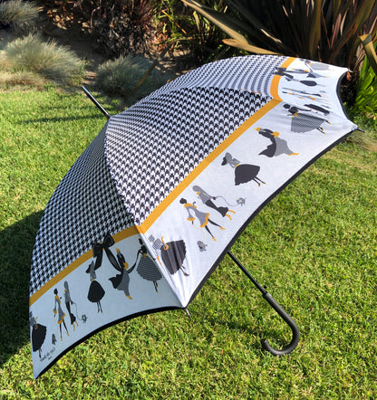 Demoiselles and Poodles Umbrella | Hand made in France | Free Shipping