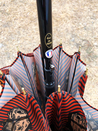 Brown Horses Luxury Umbrella | Guy de Jean Collection | Free Shipping