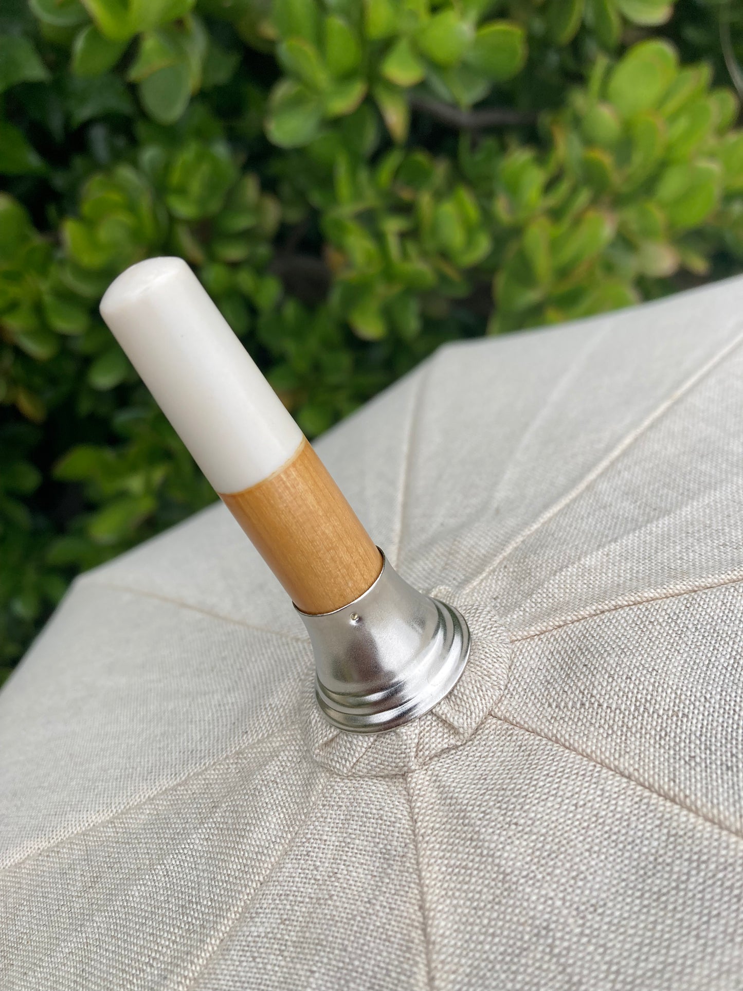 Paraguas anti-UV de cáñamo Little Flower | Resistente al agua, hecho a mano en Francia | Envío gratis