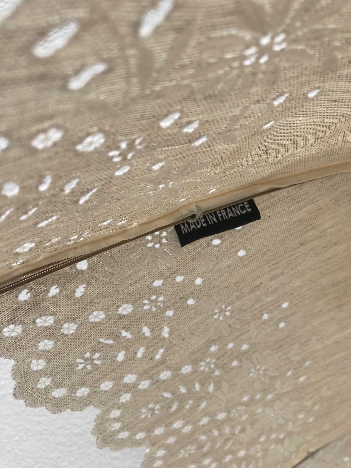 Paraguas de cáñamo con bordado inglés | Impermeable y anti-UV | Envío gratuito