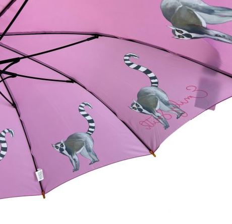 Livy The Lemur Pink Umbrella | Emily Smith Collection UK |