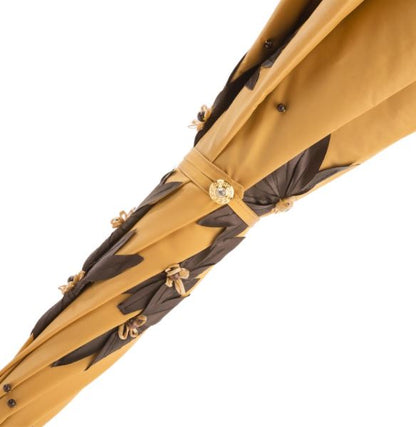 Applied Sunflowers and Swarovski® Handle Umbrella| Anti UV Double cloth | Free Shipping