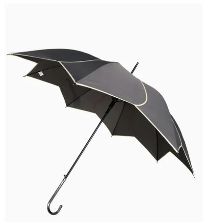 Petal-Like Umbrella in Charcoal Color | Auto Open Manual Closing | Robust Frame Made To Last