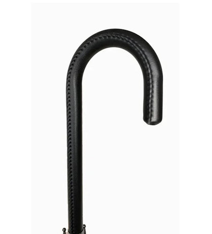 Cream Swirl Umbrella with Black Pipping | Petal-Like Shape | Waterproof