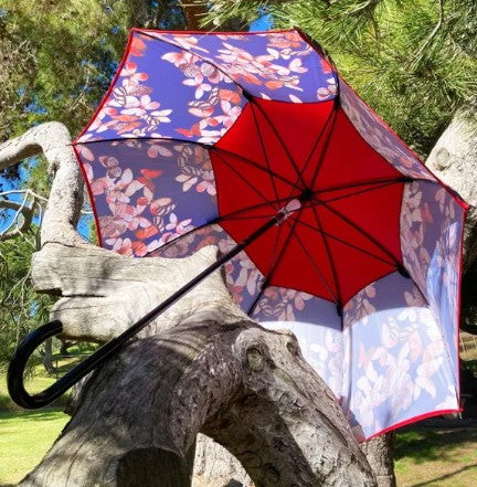 Butterflies French Umbrella by Guy de Jean |  "Le Parapluie Francais®" Anti UV | Free Shipping