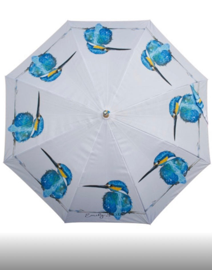 Kingfisher Bird Umbrella | Emily Smith Design