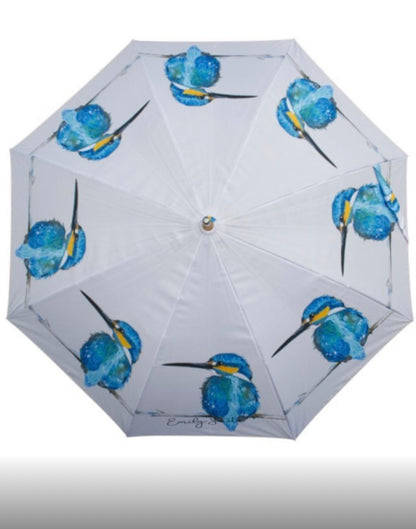 Kingfisher Bird Umbrella | Emily Smith Design