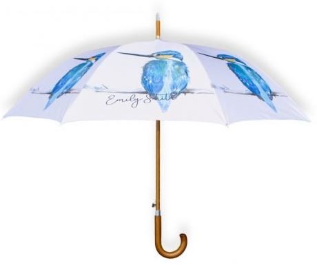Kingfisher Bird Umbrella | Emily Smith Design