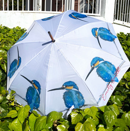 Kingfisher Bird Umbrella | Emily Smith Design