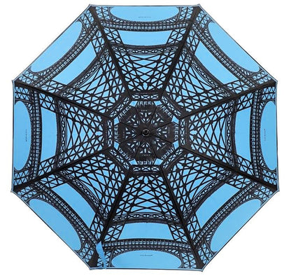 Torre Eiffel Azul de Guy de Jean | Apertura automática | Hecho a mano en Francia | Envío gratuito