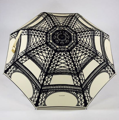 Eiffel Tower Cream Umbrella | Handmade in France | Free Shipping