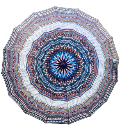 Jean Paul Gaultier 16 ribs Umbrella | Southwestern Knitted Pattern Made in France | Free Shipping