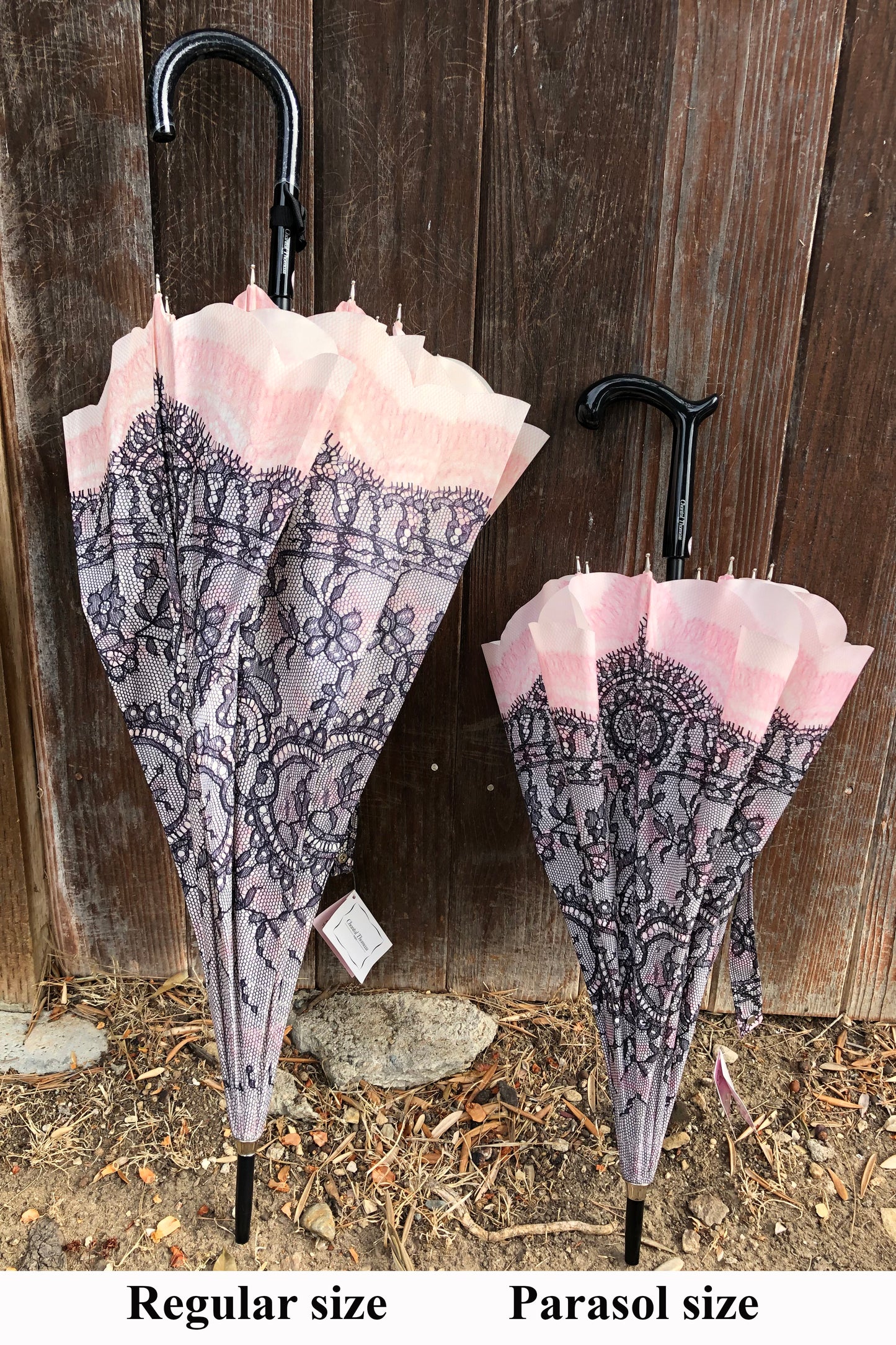 Encaje estampado rosa suave de Chantal Thomass | Anti-UV | Hecho a mano en Francia | Envío gratuito
