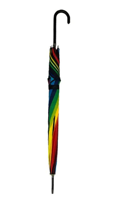 Swirl Rainbow Umbrella | 8 ribs 16 panels