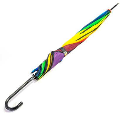 Swirl Rainbow Umbrella | 8 ribs 16 panels