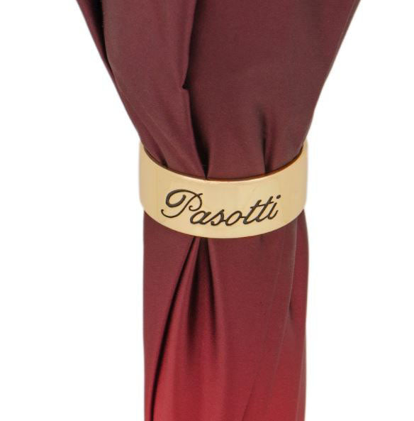 Red Roses Luxury Umbrella By Pasotti | Double Layer Canopy | Free Shipping
