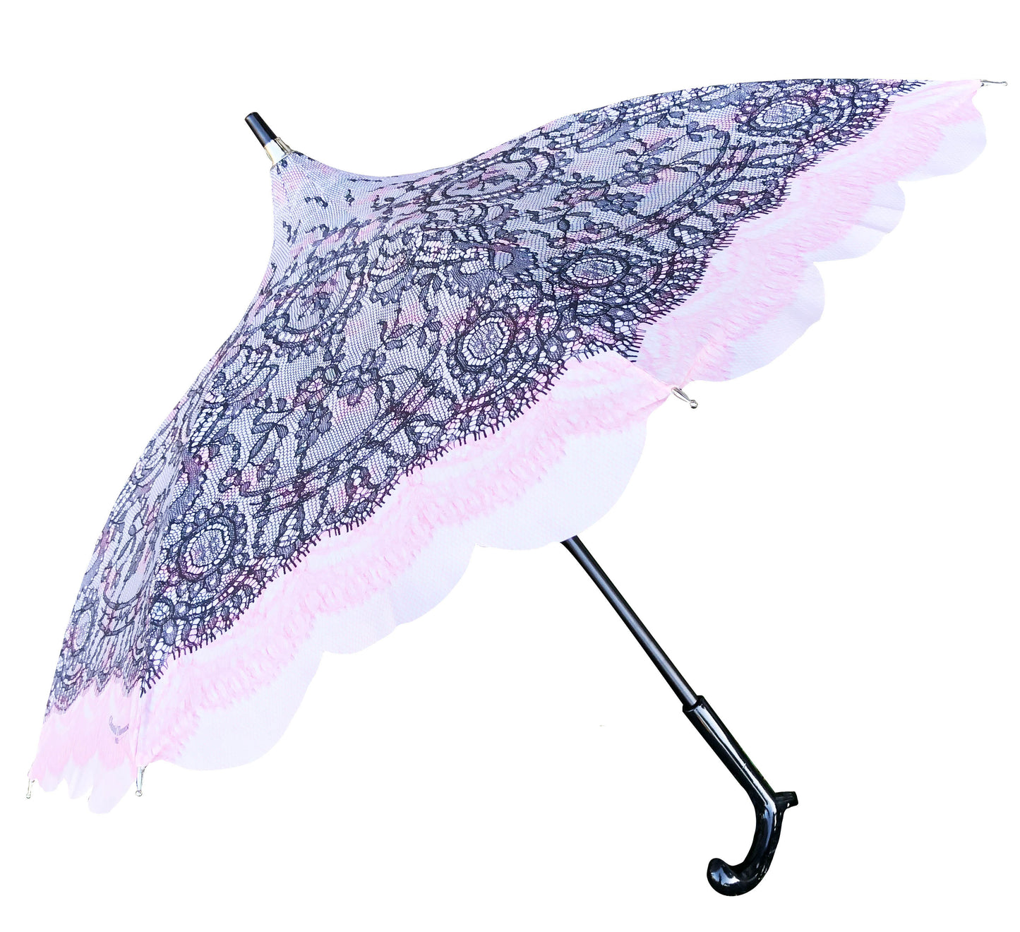 Encaje estampado rosa suave de Chantal Thomass | Anti-UV | Hecho a mano en Francia | Envío gratuito